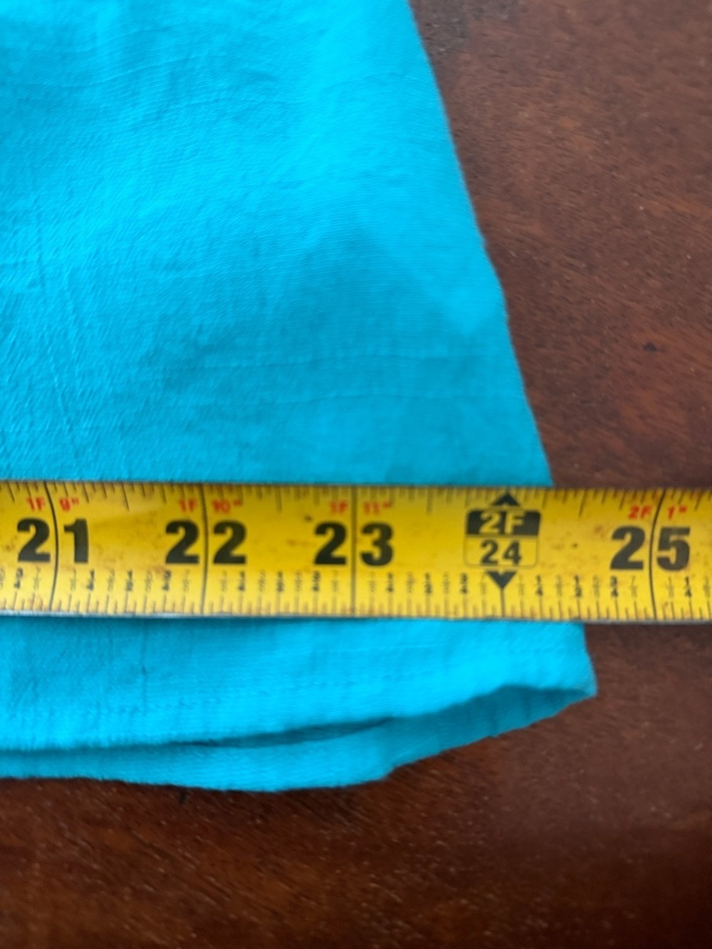 Notations Turquoise Lace-Front Button Shirt - Picture 14 of 15